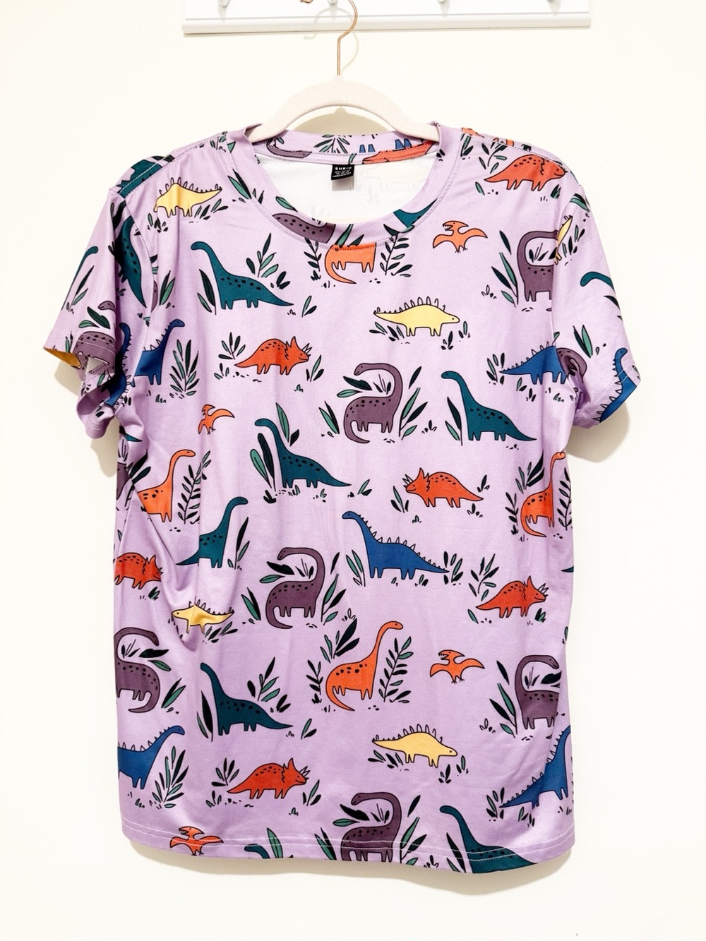 Purple Dinosaur Top - Brand: SHEIN